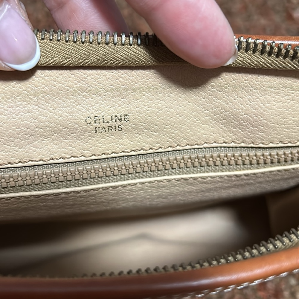 SOLD❤️Authentic Vintage Celine Macadam Small clutch - Picture 11 of 15